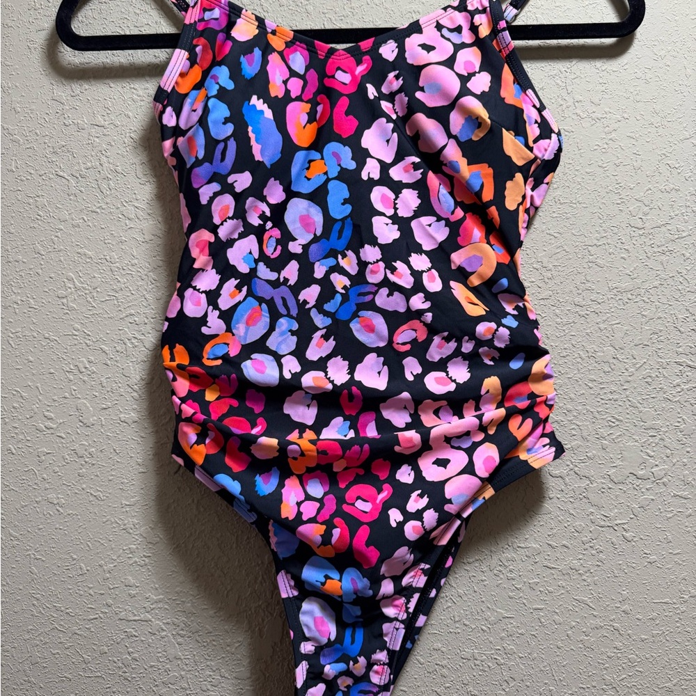 Cupshe Multicolor Leopard Print One Piece Swimsuit